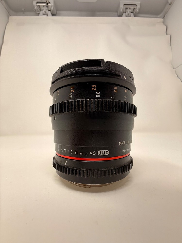Rokinon 50mm T1.5 Cine AS UMC Lens (Canon EF)