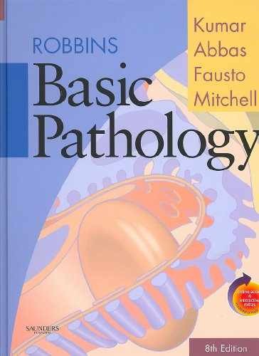 Robbins Basic Pathology, Eighth - Hardcover, by Vinay Kumar; Abul - Acceptable