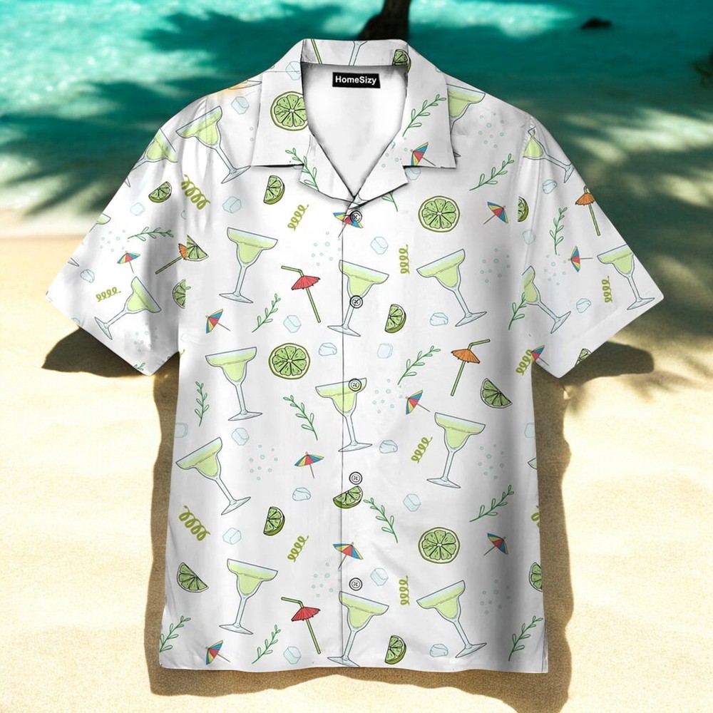 Amazing Margarita Hawaiian Shirt for Men US Size Summer Style Vibrant Tropical Print Comfortable Casual Wear