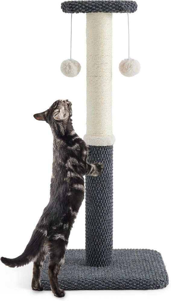 Cat Scratching Post for Indoor Cats - 74cm Highly Resistant Carpet Scratch Poles