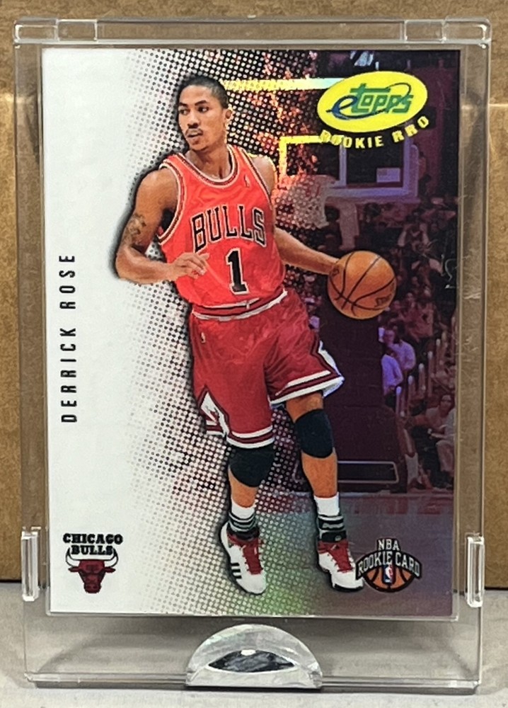 2008 Etopps Derrick Rose Chicago Bulls Rookie Card 850/999