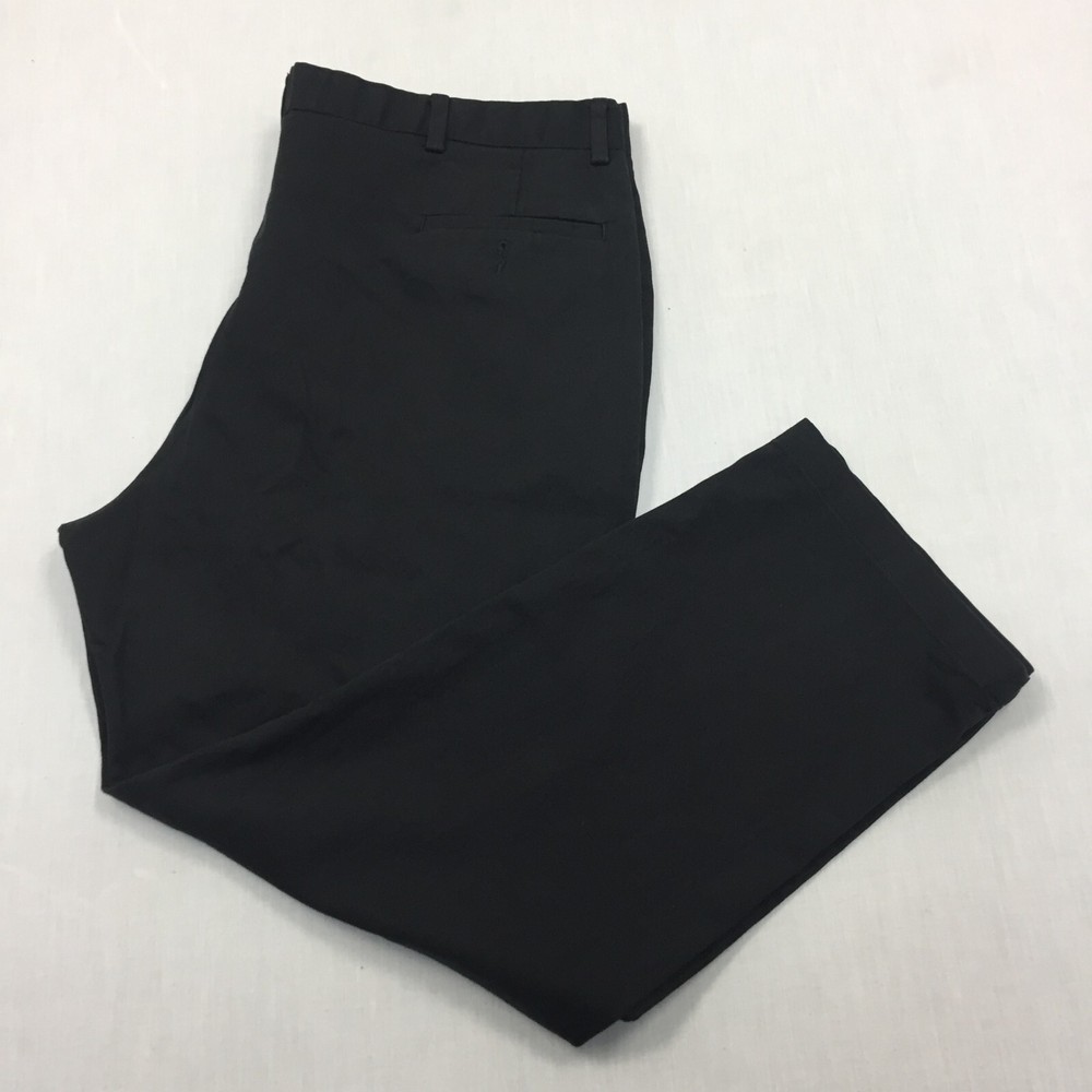 Dockers Chino Trousers Cotton Pants Straight Fit Mens Size 42W 30L Black