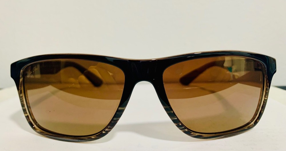 MAUI JIM ONSHORE STG-BG MJ798-01 BROWN POLARIZED SUNGLASSES 58-18-145 ITALY