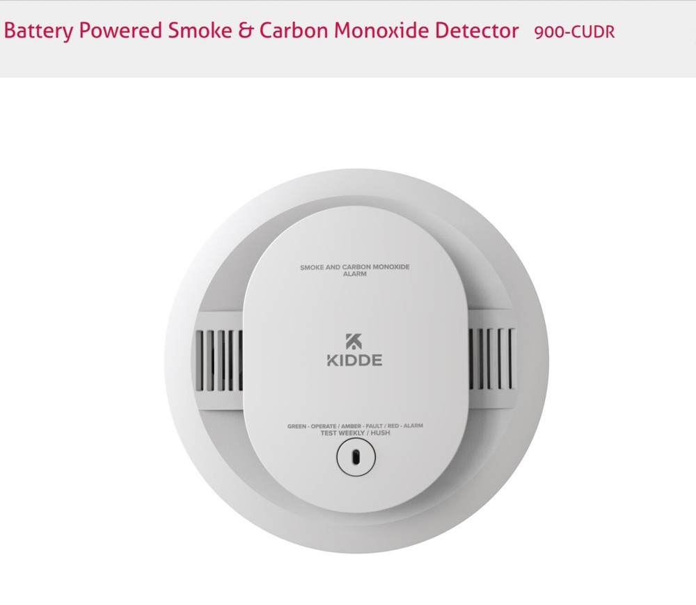 Kidde 900-CUDR Battery Powered Smoke & Carbon Monoxide Detector
