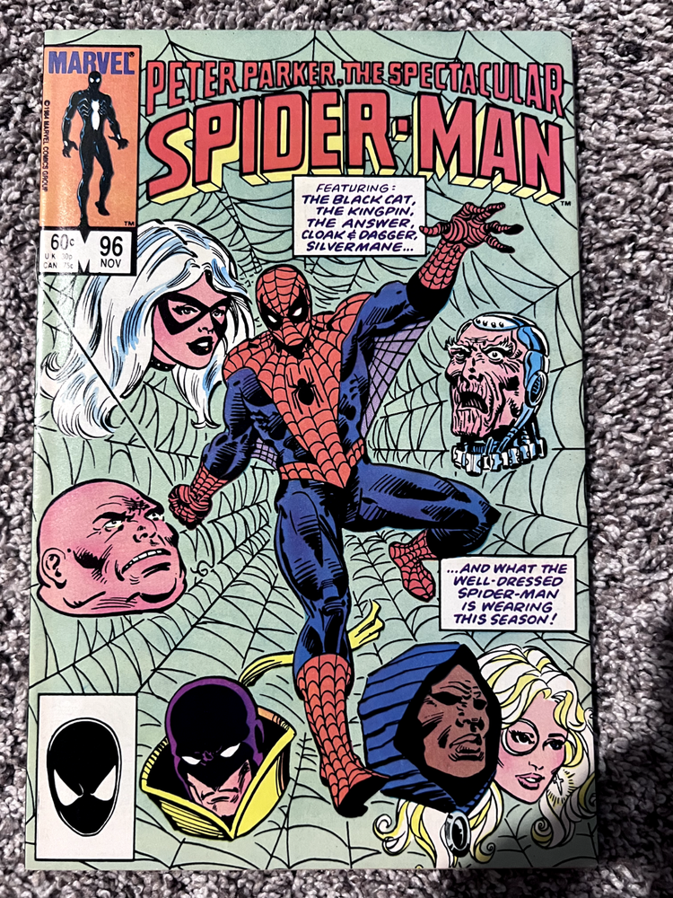 The Spectacular Spider Man #96 NM Featuring: The Black Cat And Others