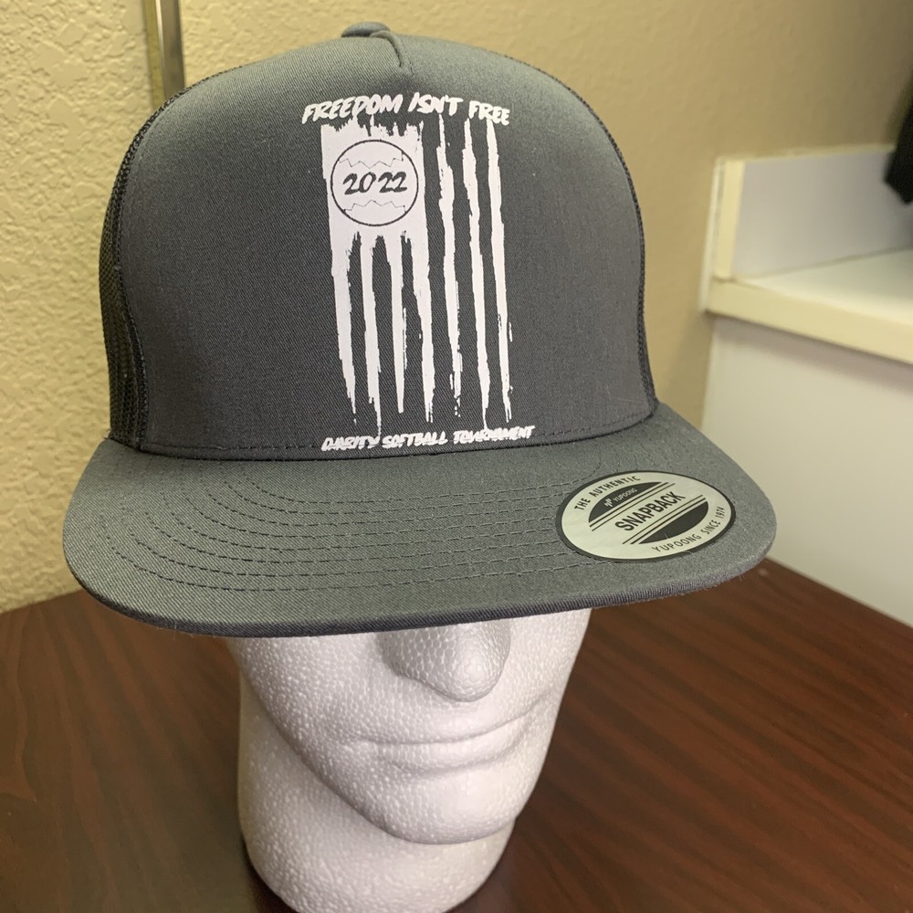 Freedom Isn't Free 2022 Charity Softball Tournament snapback hat by Yupoong