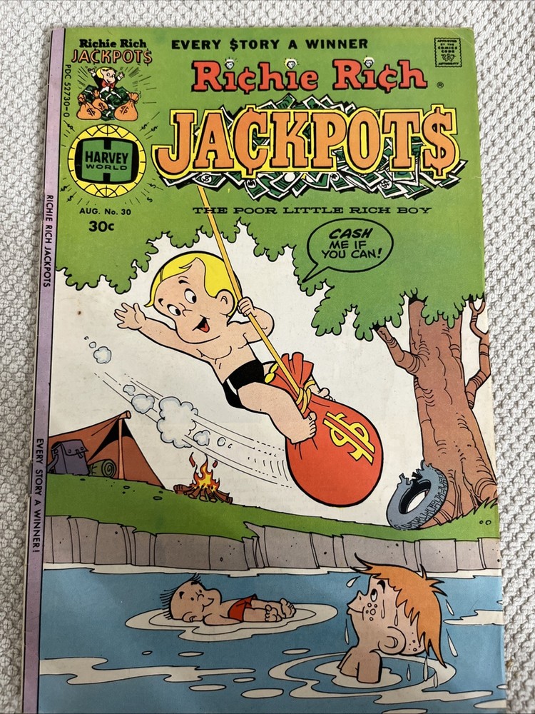 Richie Rich Jackpots #30  Harvey Comics 1977  VF+
