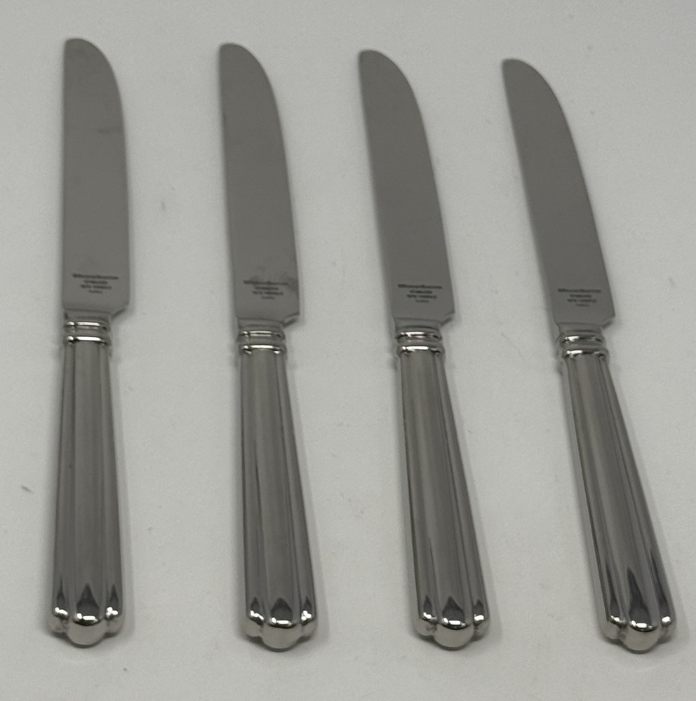 Reed & Barton Preston 4-Piece 18/10 Stainless Steel Dinner Knives 9 5/8