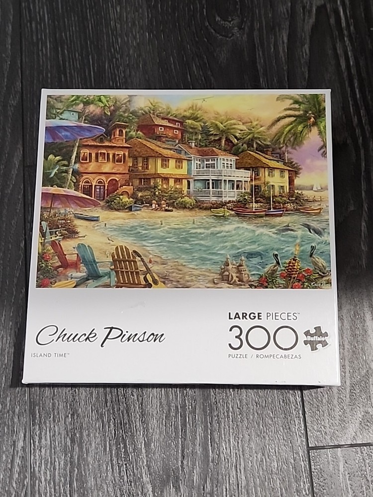 Buffalo Island Time 300 Large Piece Jigsaw Puzzle Preowned