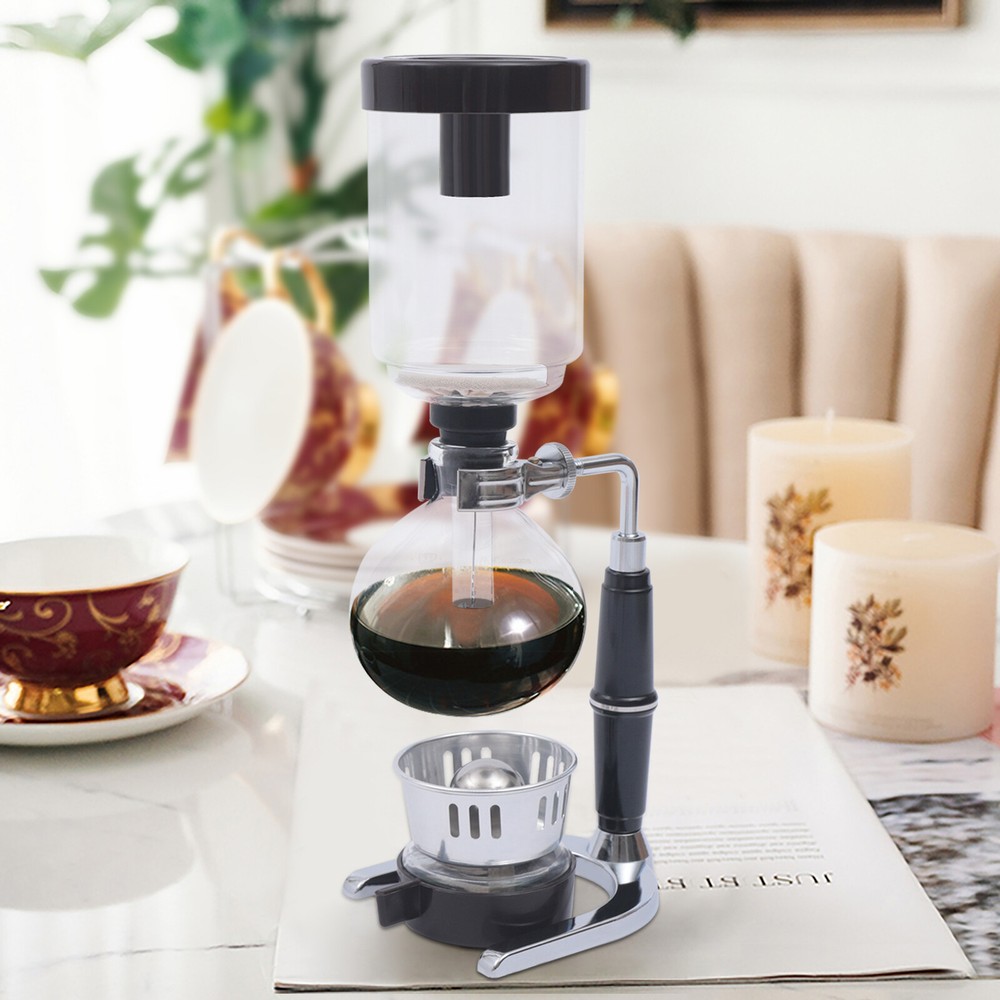 Siphon Coffee Maker Tea Siphon Pot Vacuum Coffeemaker Glass Type Japanese Style