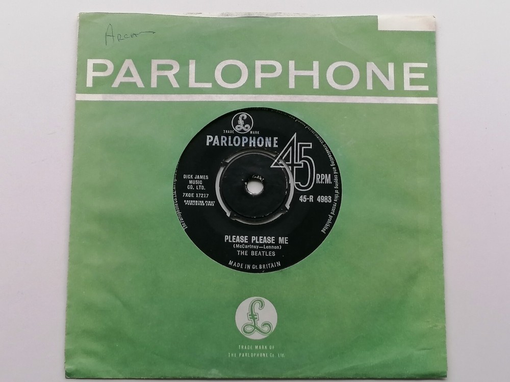THE BEATLES ORIG  1963  UK  45     PLEASE PLEASE ME