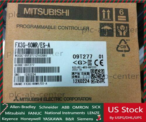 1PC New Mitsubishi FX3G-60MR/ES-A PLC Module In Box Expedited Shipping