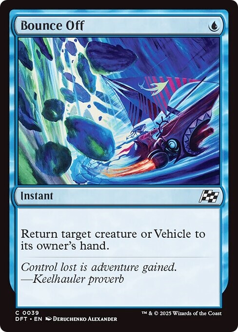 PRESALE-- BOUNCE OFF x4 mtg NM-M Aetherdrift 4 Common