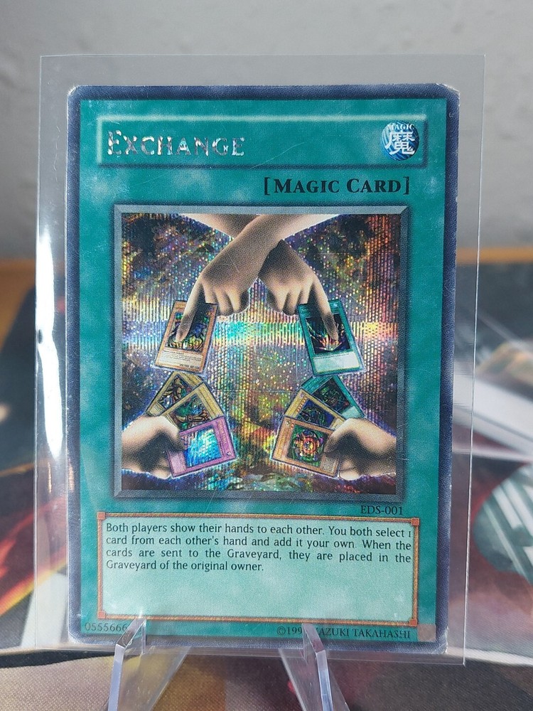 2x Yu-Gi-Oh Exchange Secret Rare EDS-001 HP DMG