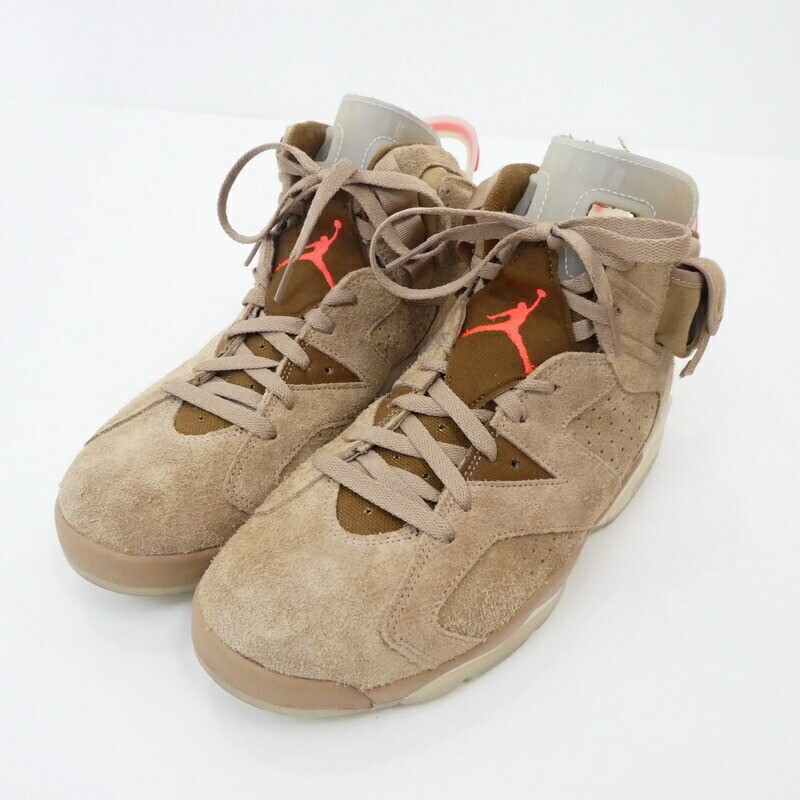 Nike Travis Scott Air Jordan 6 British Khaki Dh0690-200 Sneakers 27.5cm FLd23