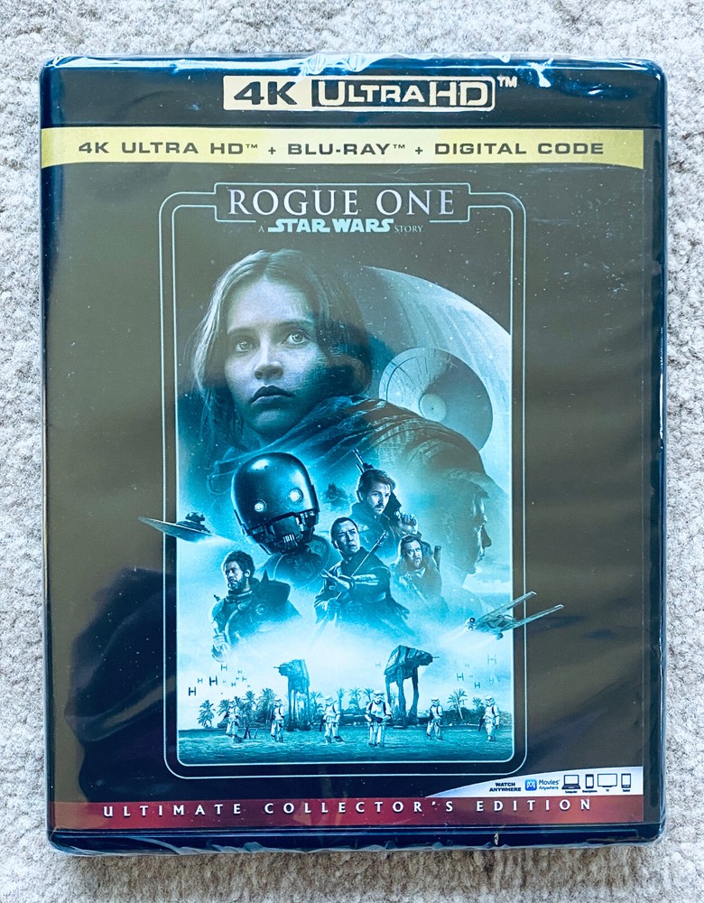 Sealed NEW- Rogue One A Star Wars Story 4K Ultra HD Blu-ray 3-Disc **USA Release