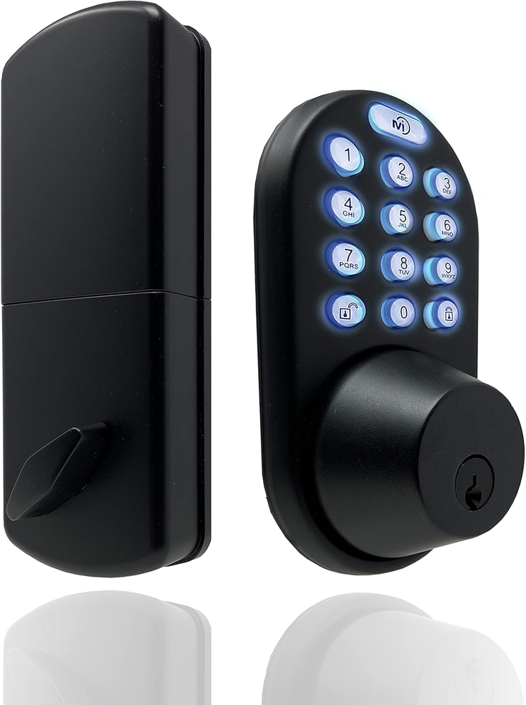 Digital Deadbolt & Passage Lever Combo – Keyless Entry, Model TFK-02OB