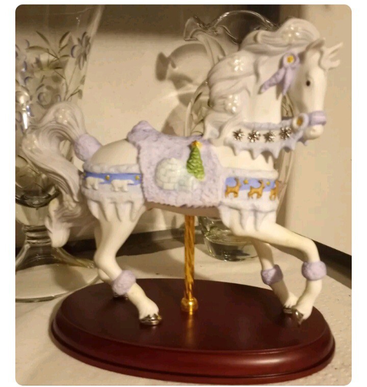 LENOX 2003 Christmas Carousel Horse