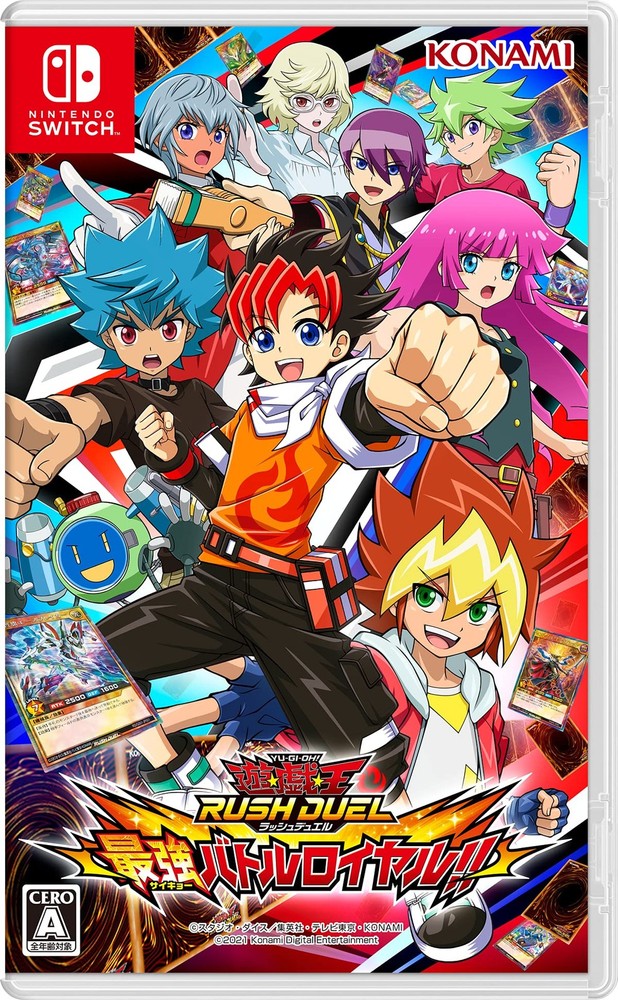 Nintendo Switch Yu-Gi-Oh Rush Duel Saikyou Battle Royale with 3 Promo Cards New