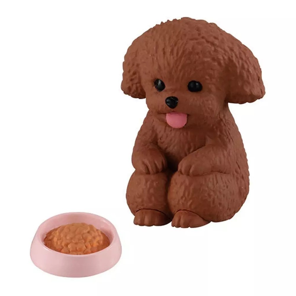 Mini Toy Poodle Wobble Dog Figurine