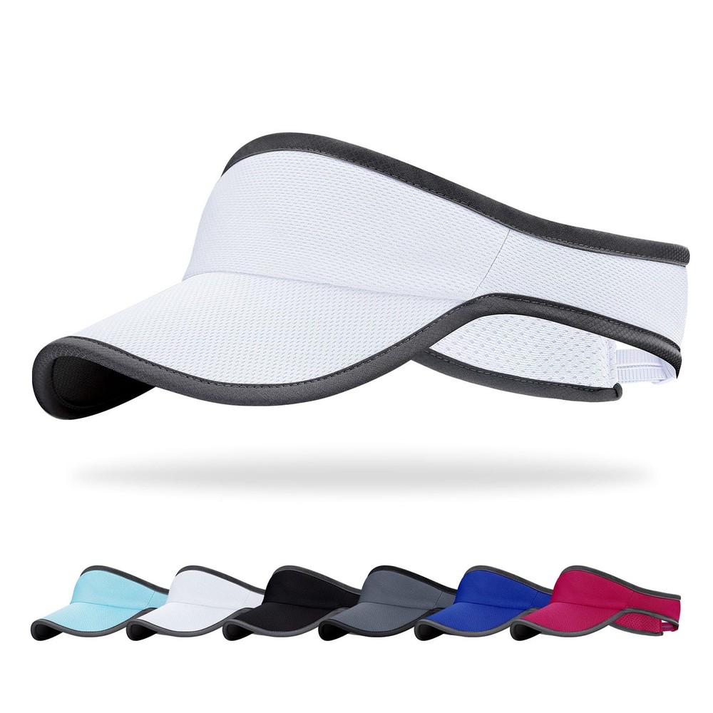 Lightweight Quick-Dry Sports Sun Visor for Men and Women, Packable Running Hat