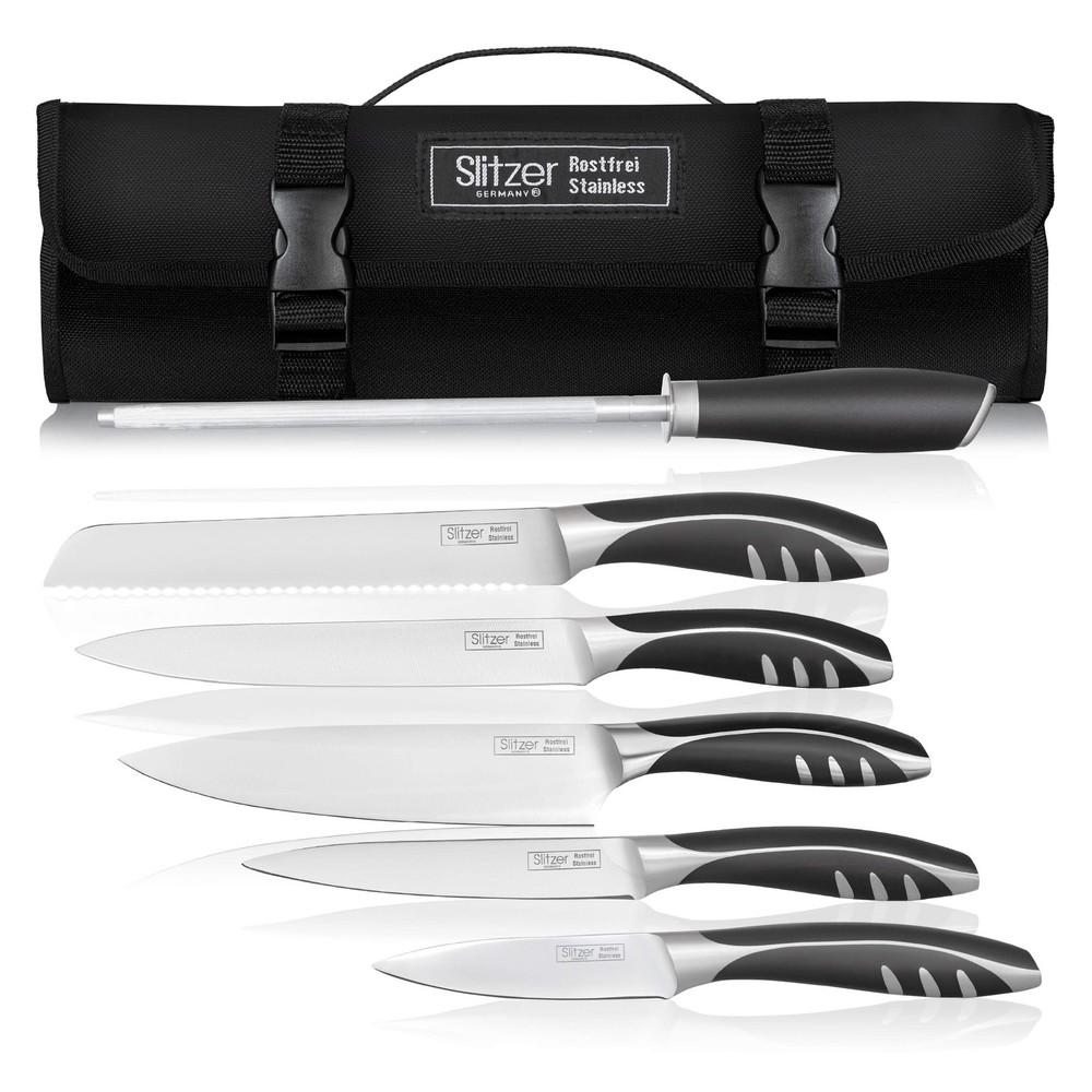 7-Piece Ergonomic Professional Chef Knife Set for Precision Cooking