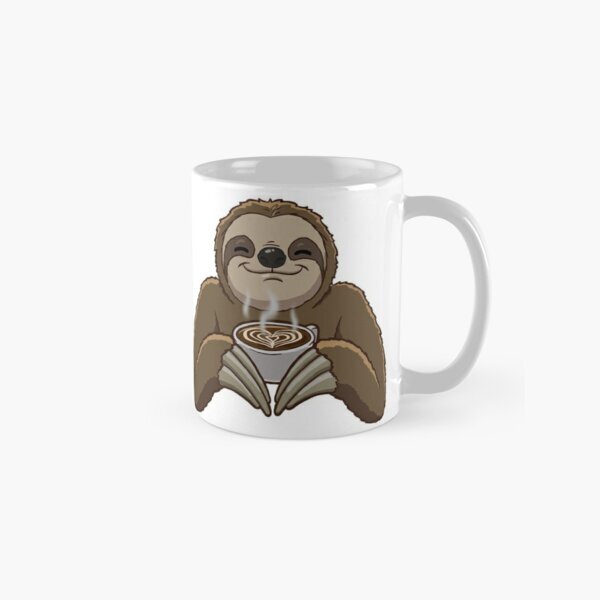 Sloth Coffee foam Classic Mug, Gift For Family