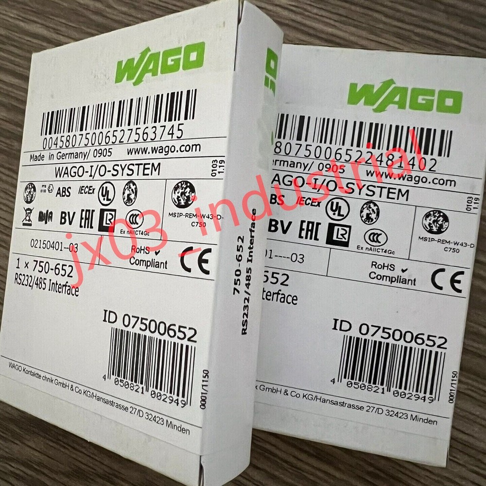 NEW WAGO 750-652 Communication Interface PLC Module 750652 In Box