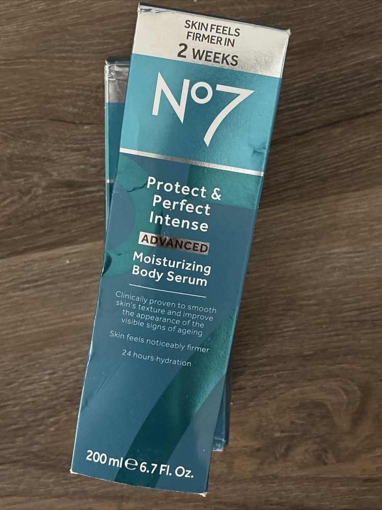 No7 Protect & Perfect Intense ADVANCED Moisturizing Body Serum Anti-Aging 6.7oz