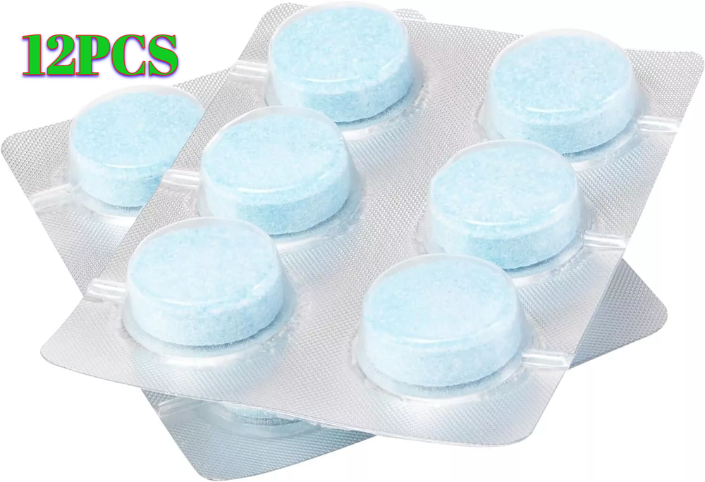 Effervescent Windshield Cleaner Tablets 12PCS for Car Glass