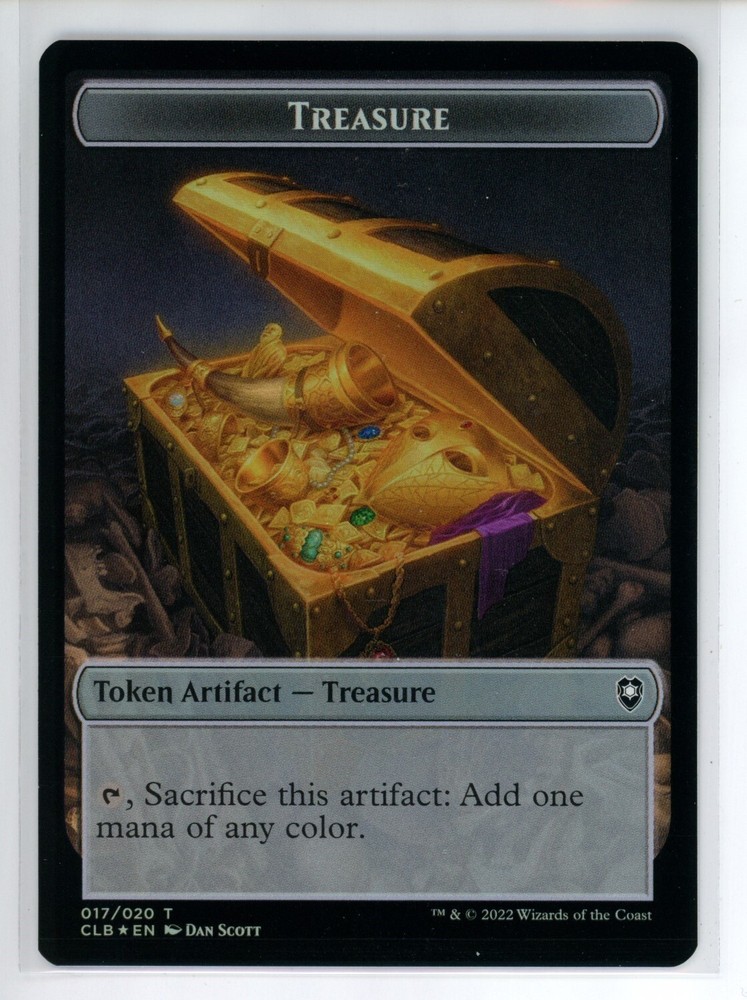 TREASURE TOKEN Battle for Baldur's Gate #17 CLB(NM+)(MTG)