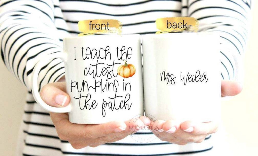 Fall Mug Fall Teacher Gift Cute Mug Fall Coffee Mug Daycare Teacher Fall Decor