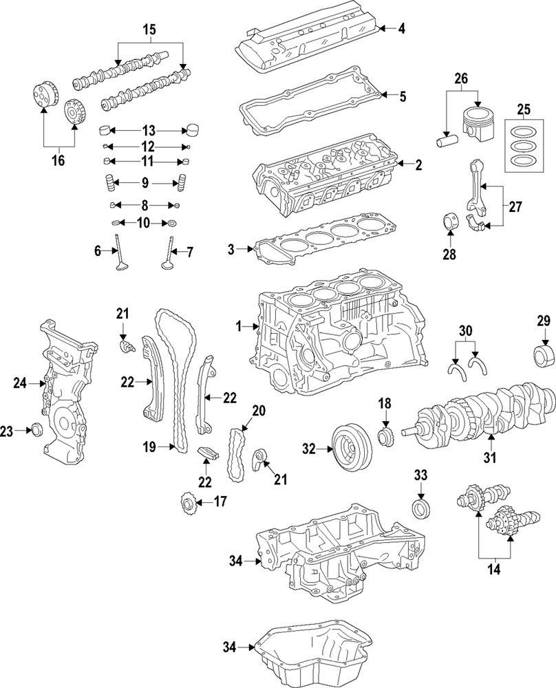 Genuine Nissan Engine Piston Ring 12033-3KY0A