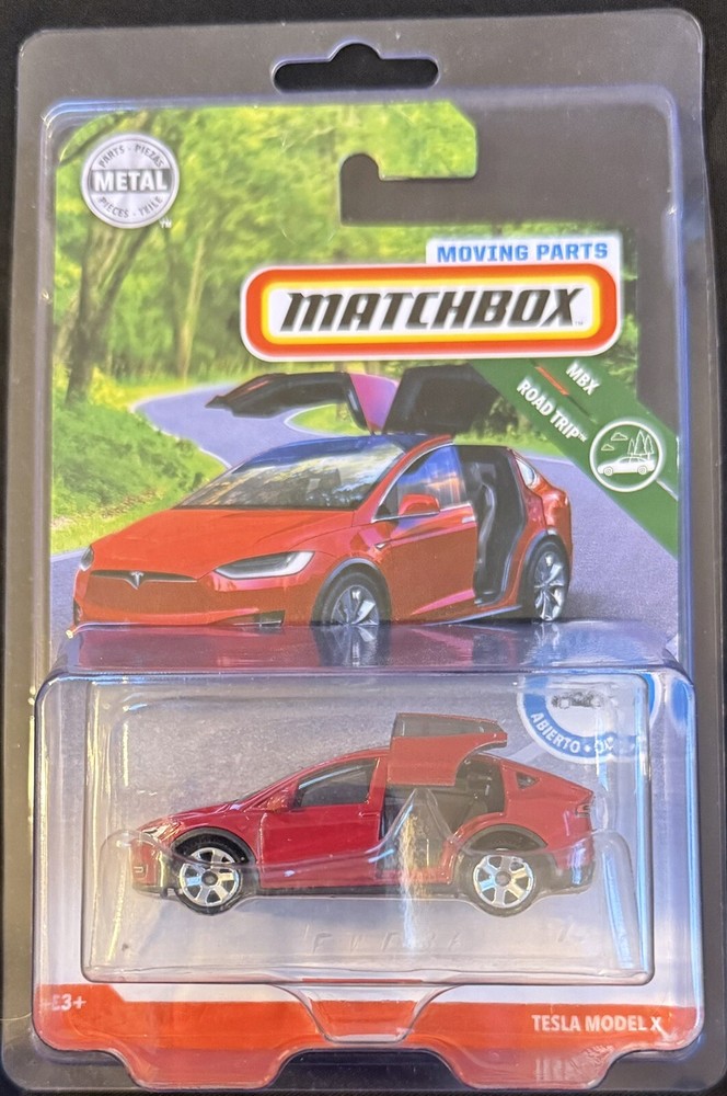 Matchbox Moving Parts 2019 - Tesla Model X - RARE - New in Protector