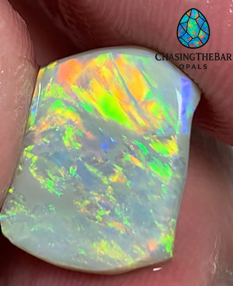 Super Gem Opal Rub With All Gorgeous Vibrant Colors. Jewellery Grade **