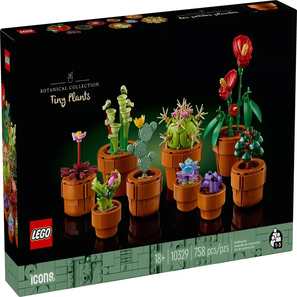 LEGO Icons Botanical Collection Tiny Plants 758 pcs Set # 10329 ~ New ~
