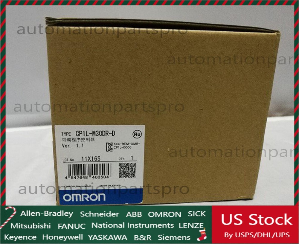 1PCS New Omron CP1L-M30DR-D Programmable Controller In Box US Free TAX