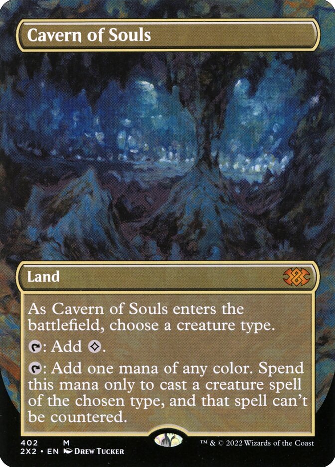 MTG Magic the Gathering Cavern of Souls (402/686) Double Masters 2022 NM
