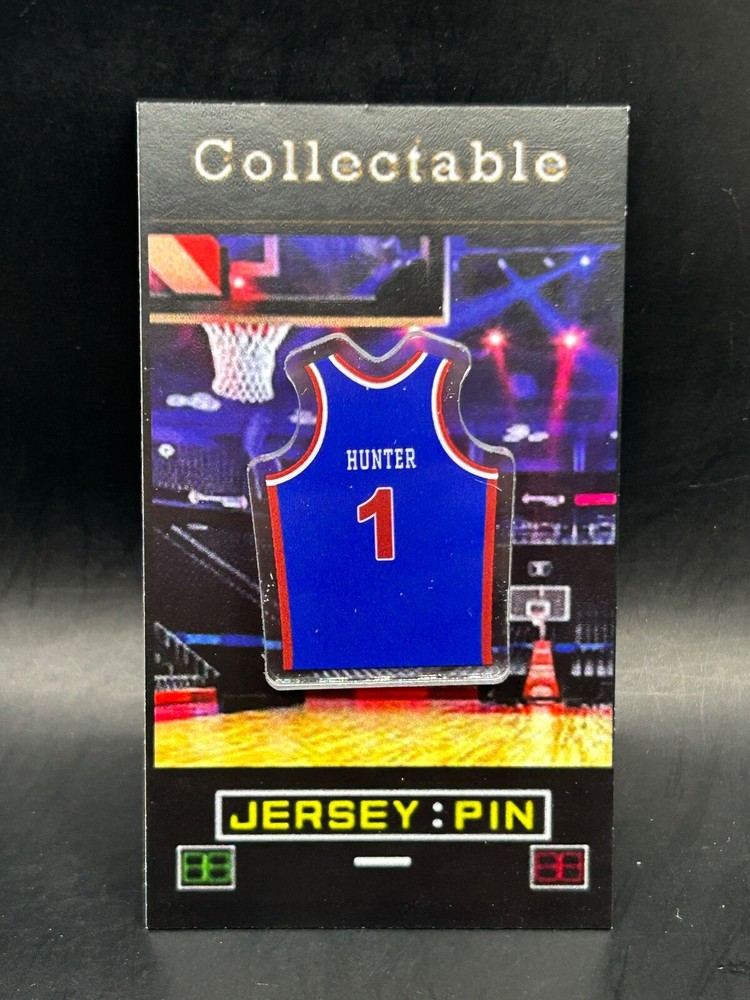 Detroit Pistons Lindsey Hunter jersey lapel pin-Classic RETRO Collectable