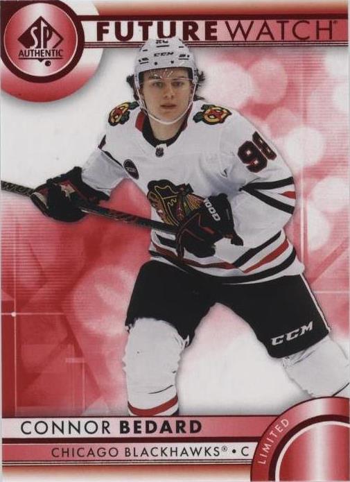 2023-24 SP Authentic - Future Watch Red Limited #200 Connor Bedard (RC)