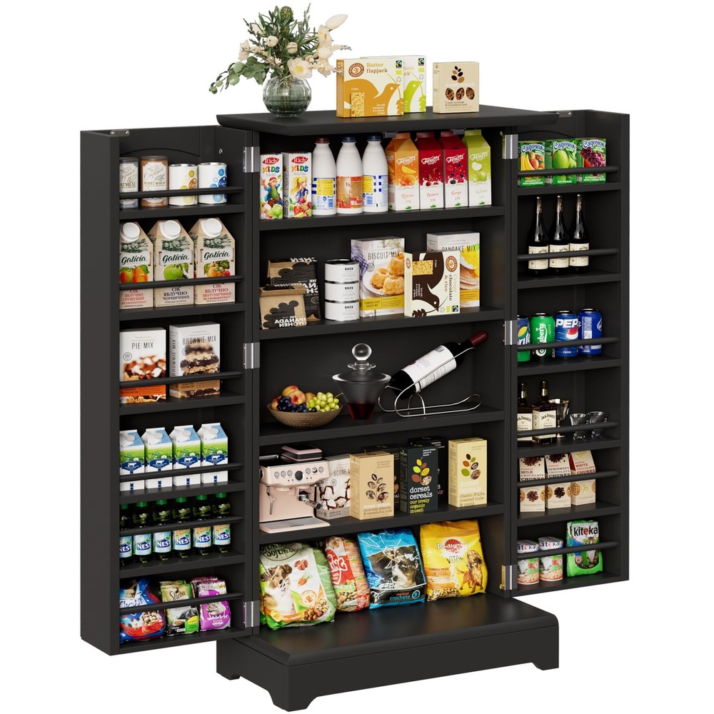 YESHOMY 41-Inch Freestanding Kitchen Pantry Cabinet with 2 Doors for Storage