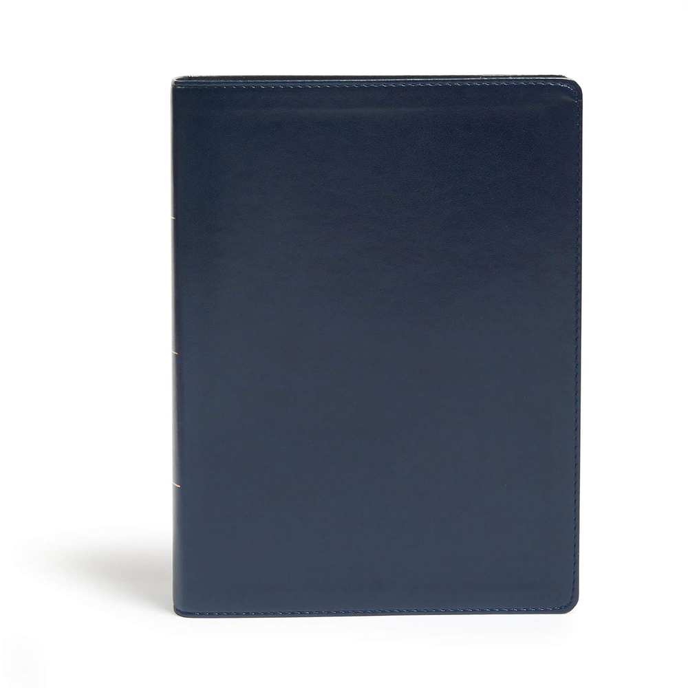 KJV Study Bible Navy LeatherTouch Red Letter with Study Notes and Illustrations