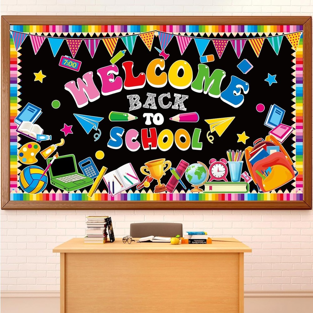 Back to School Bulletin Board Decorations Welcome Classroom Bulletin...-image