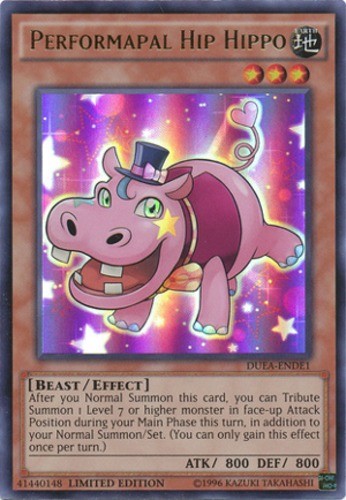 Performapal Hip Hippo DUEA-ENDE1 Ultra Rare Limited Edition Lightly Played