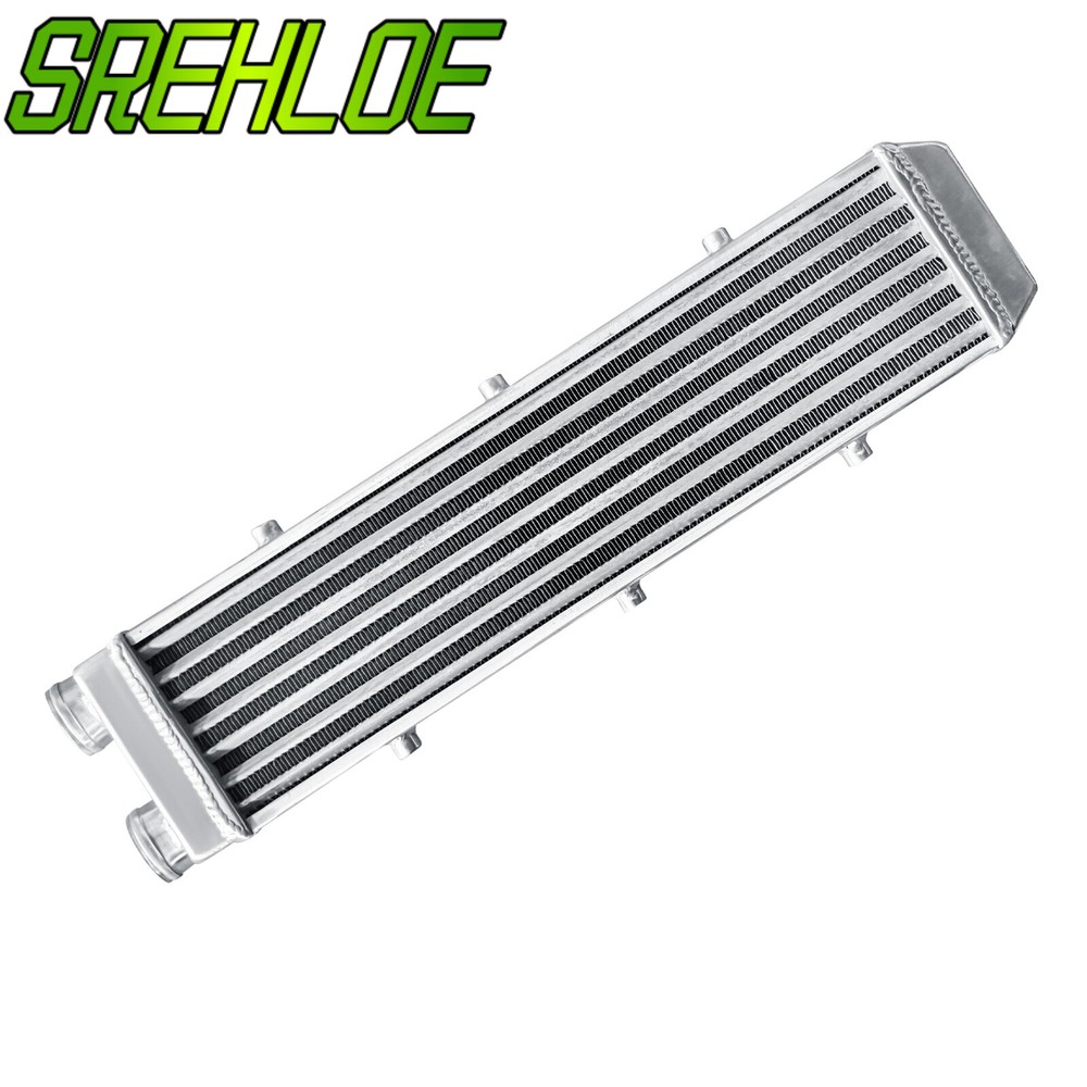 26x7x3in Universal Aluminum Front Mount Turbo Intercooler 2in Inlet Outlet