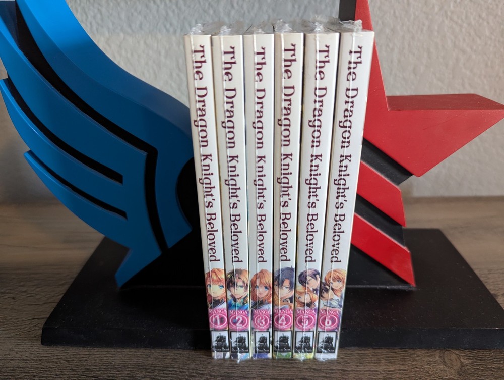 The Dragon Knight's Beloved Manga Set Vol 1-6 English Edition by Ritsu Aozaki