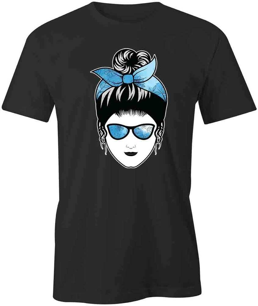 MESSY BUN TShirt Tee Short-Sleeved Cotton CLOTHING SALON ART S1BCA357