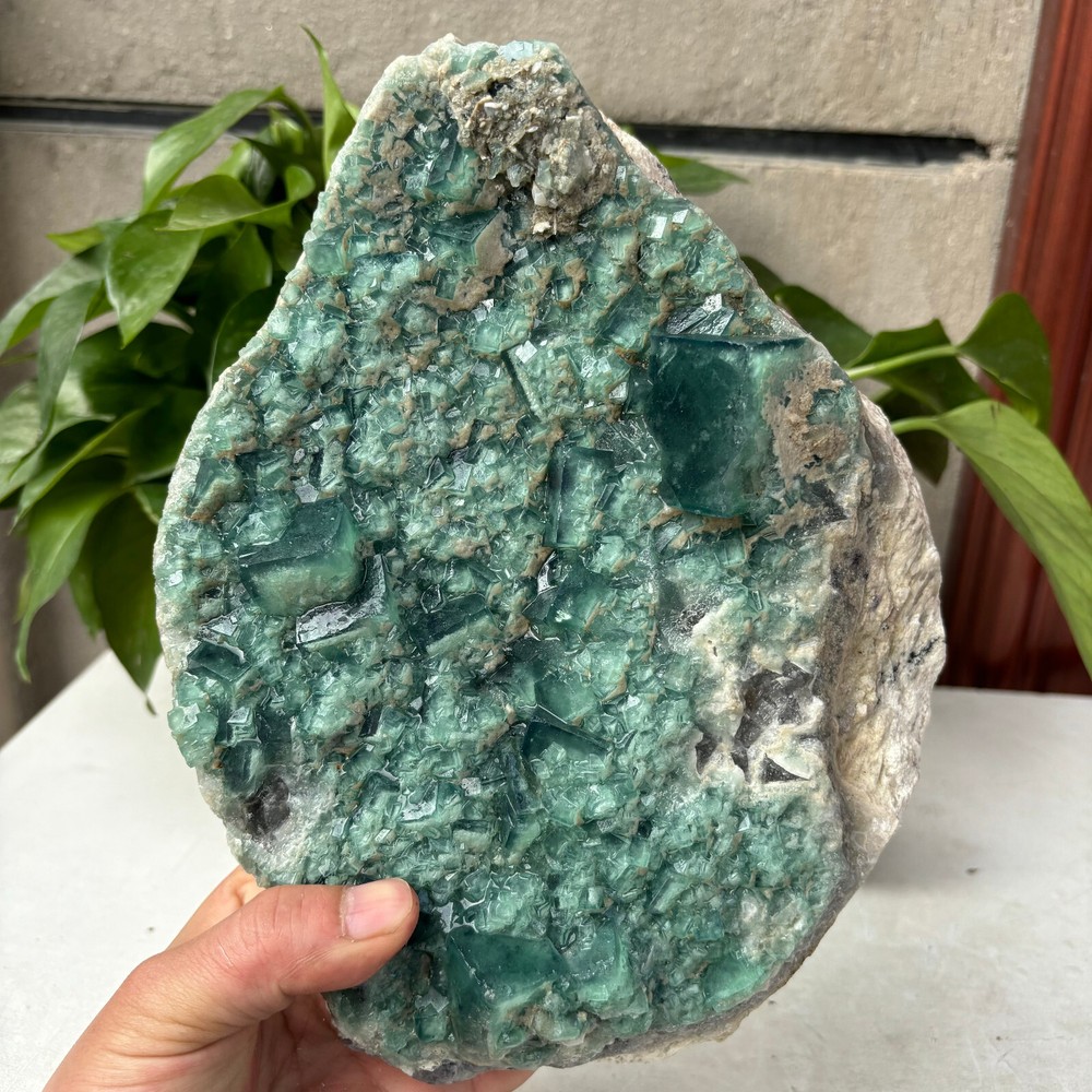 3250g Stunning Green Fluorite Crystal Healing Mineral Specimen for Energy & Wellness