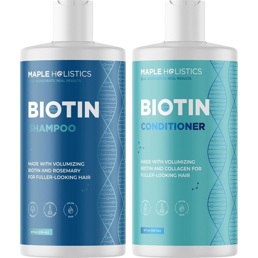 Volumizing Biotin Shampoo and Conditioner Set (8oz)