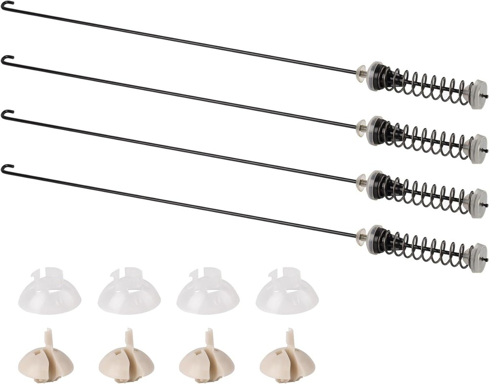 4Pcs Washer Suspension Rod Kit Compatible with WTW4850HW0 WTW4855HW0 WTW4855HW1